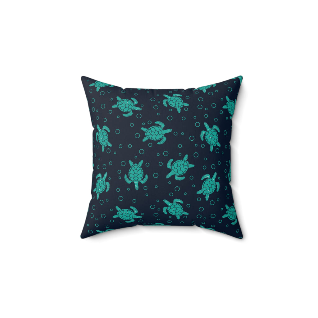 Sea Turtle Pattern Pillow | Throw Pillow