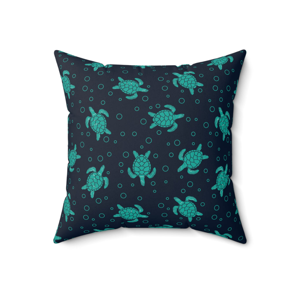 Sea Turtle Pattern Pillow | Throw Pillow