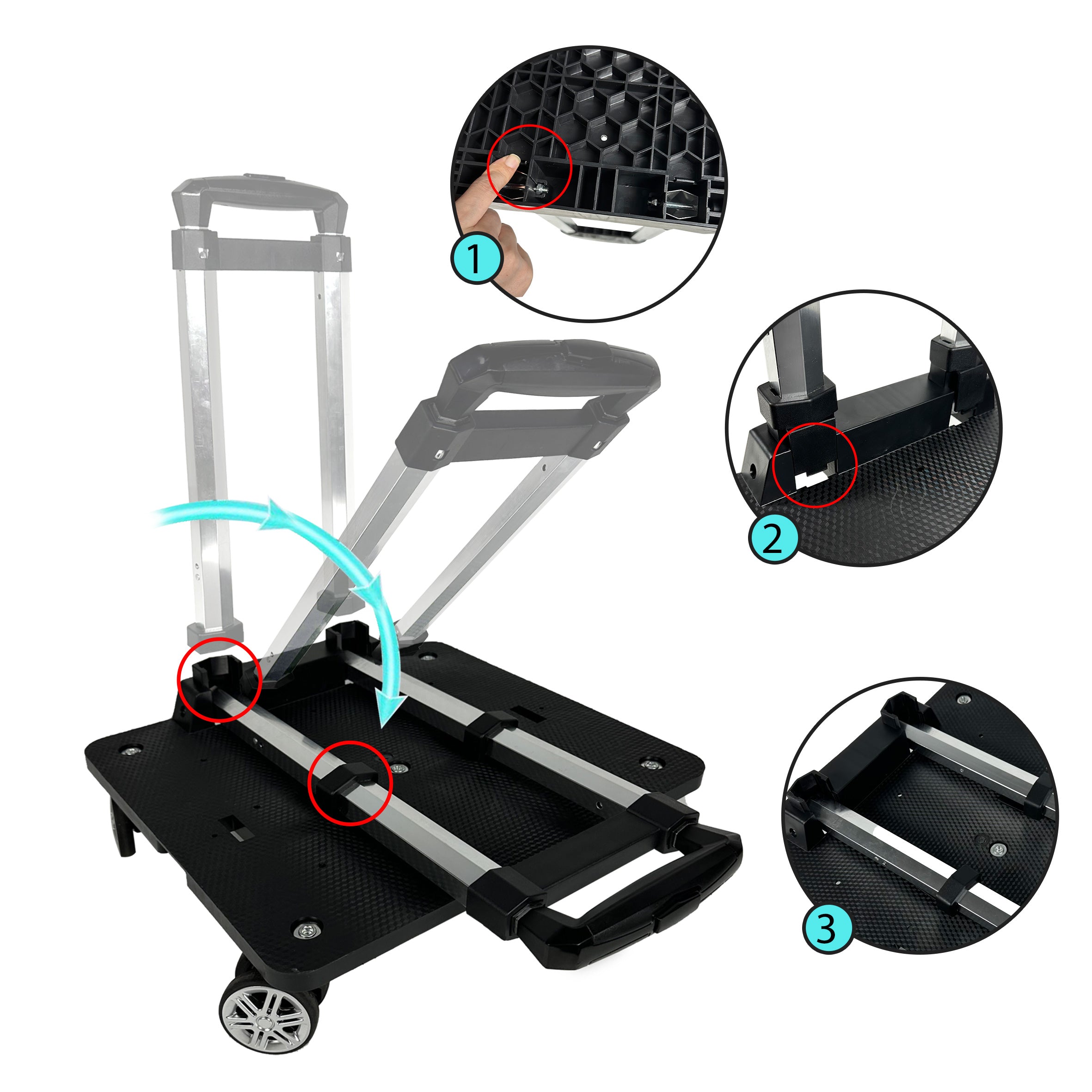 Mr. Peanut's Pet Carrier/Luggage Bag Cart