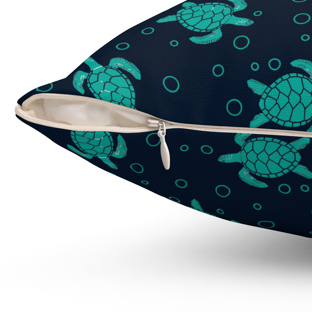 Sea Turtle Pattern Pillow | Throw Pillow