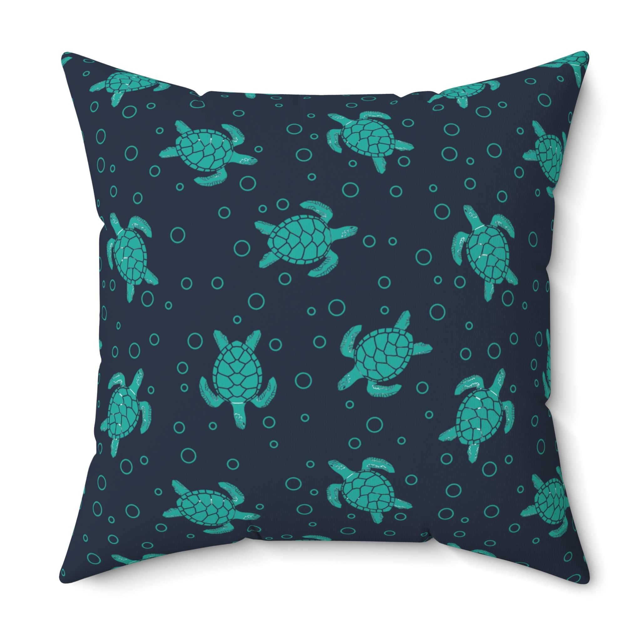 Sea Turtle Pattern Pillow | Throw Pillow