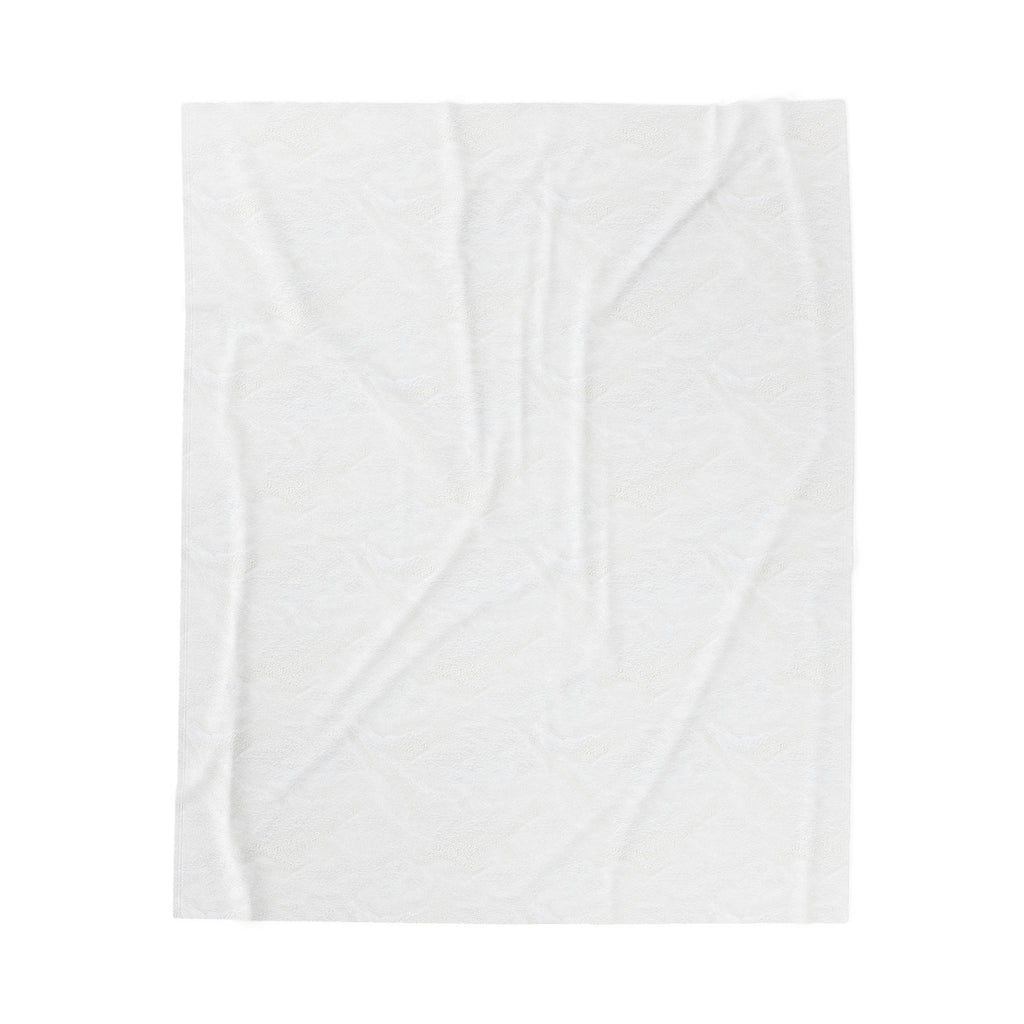 Paw Print Velveteen Plush Blanket