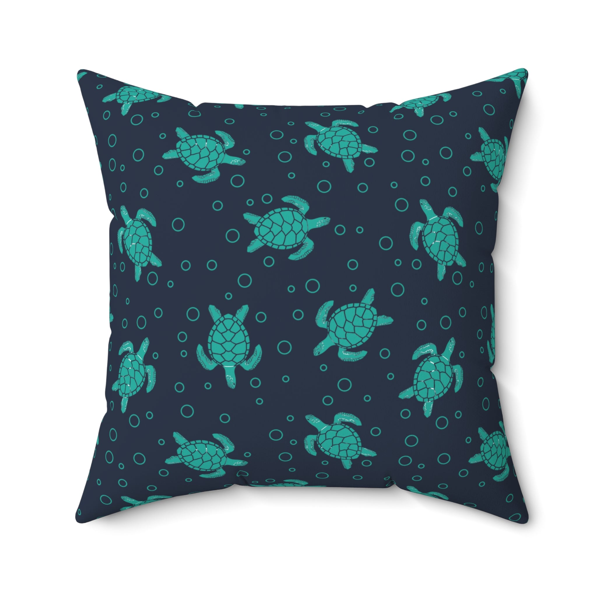 Sea Turtle Pattern Pillow | Throw Pillow