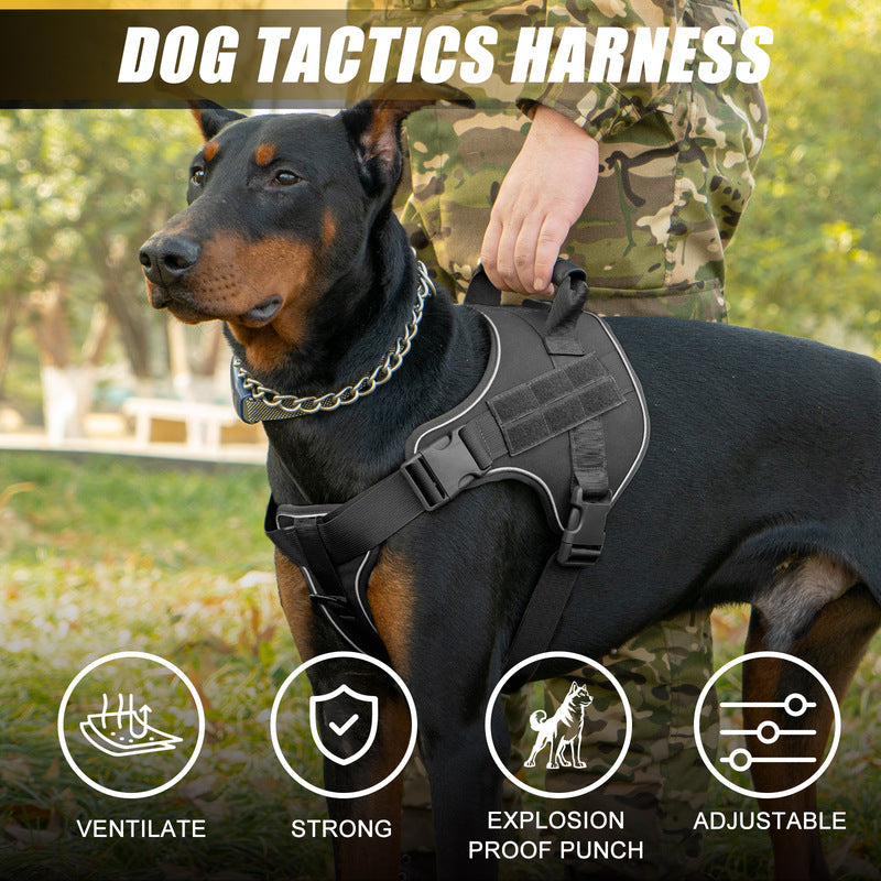 Tactical dog vest: for large dogs