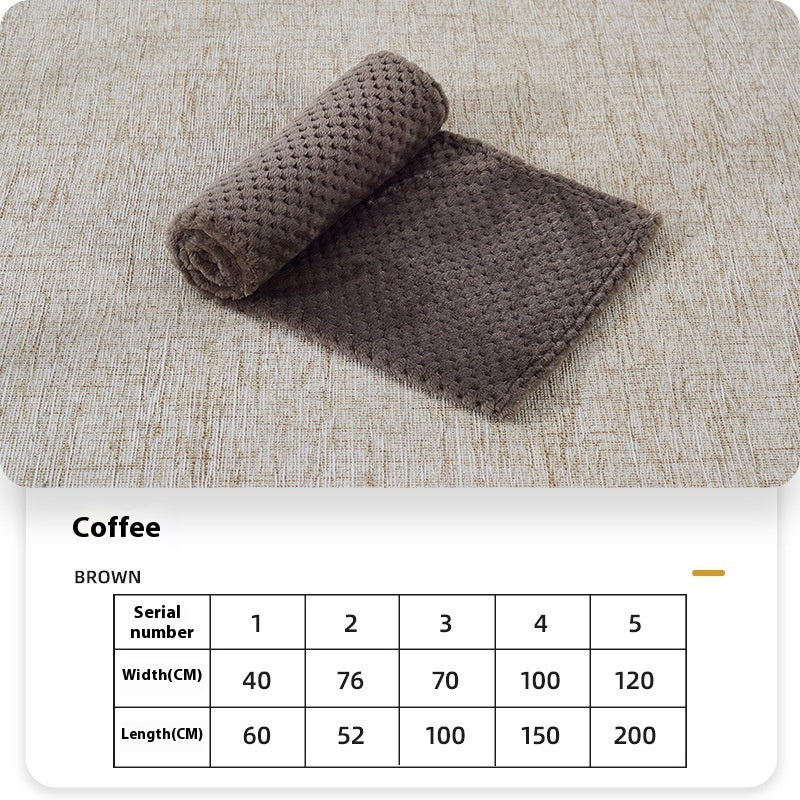 Summer Coral Fleece Blanket For Dogs