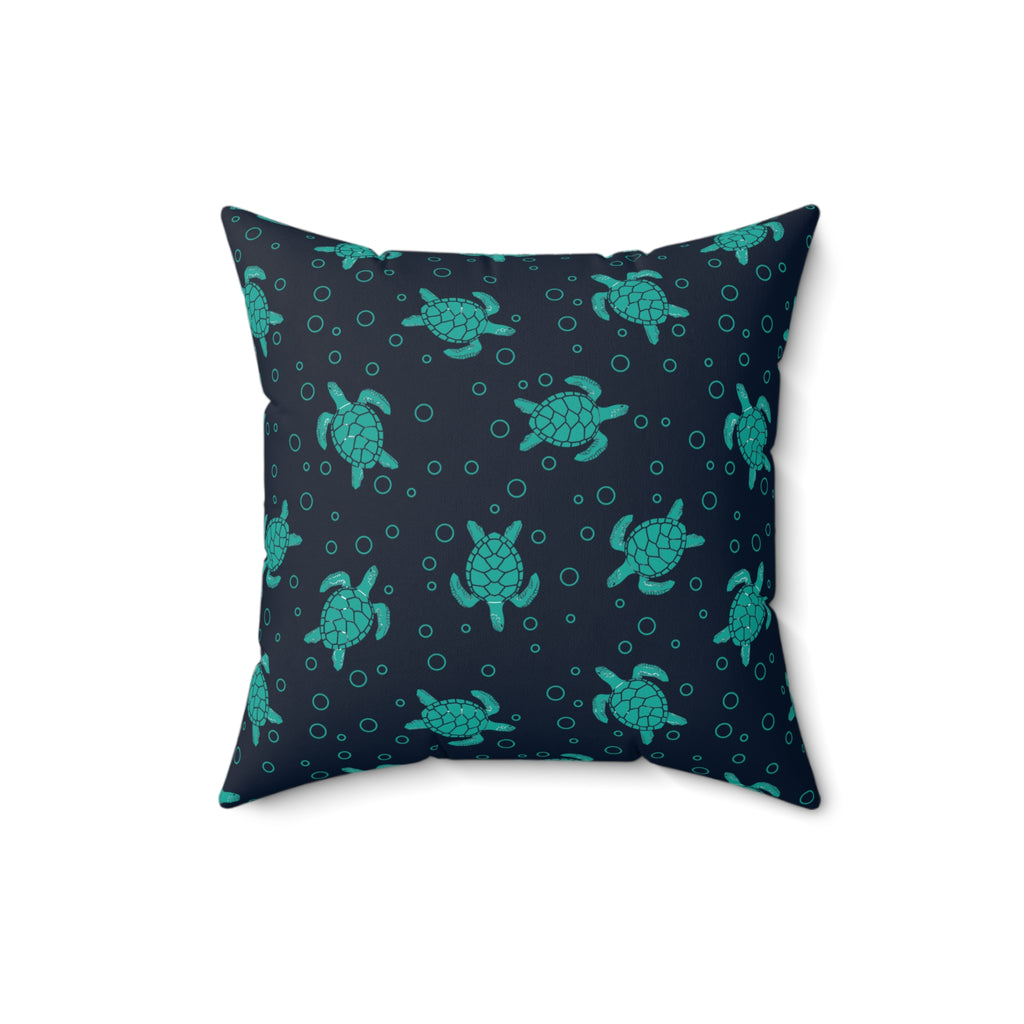 Sea Turtle Pattern Pillow | Throw Pillow