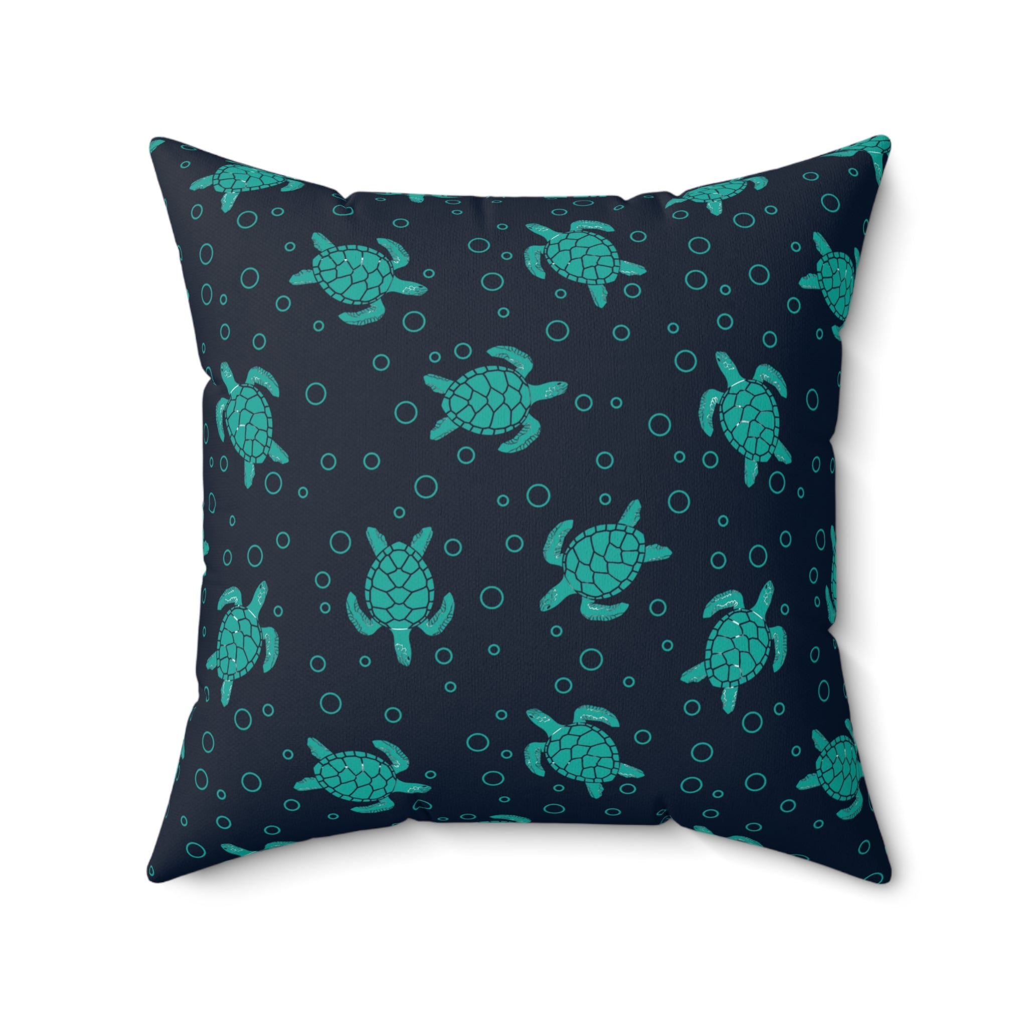 Sea Turtle Pattern Pillow | Throw Pillow