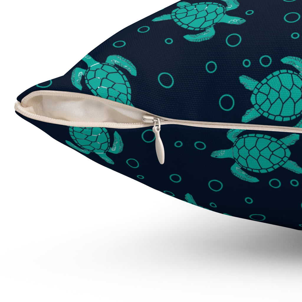 Sea Turtle Pattern Pillow | Throw Pillow