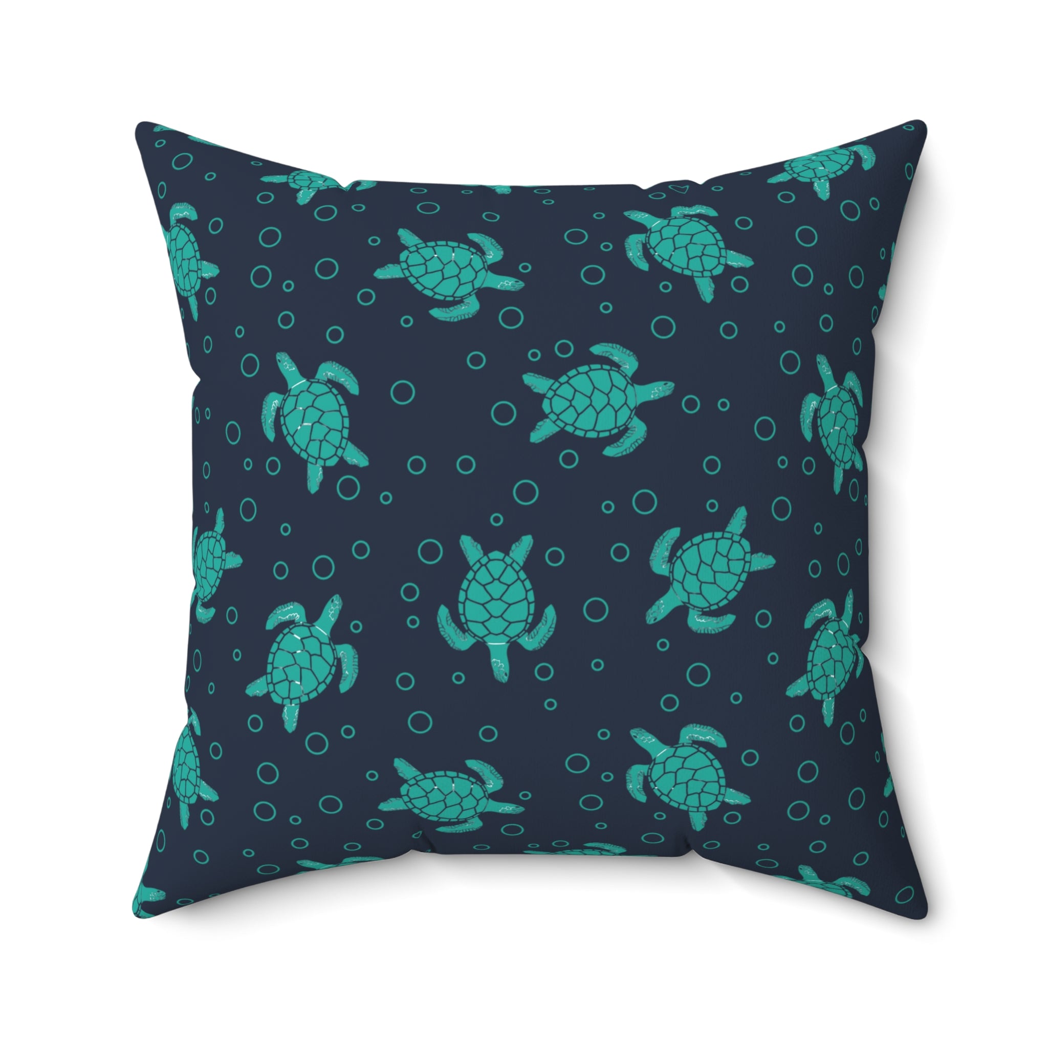 Sea Turtle Pattern Pillow | Throw Pillow