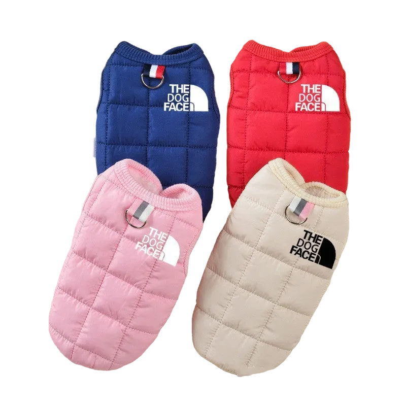 Dog clothing winter cotton dog vest jacket