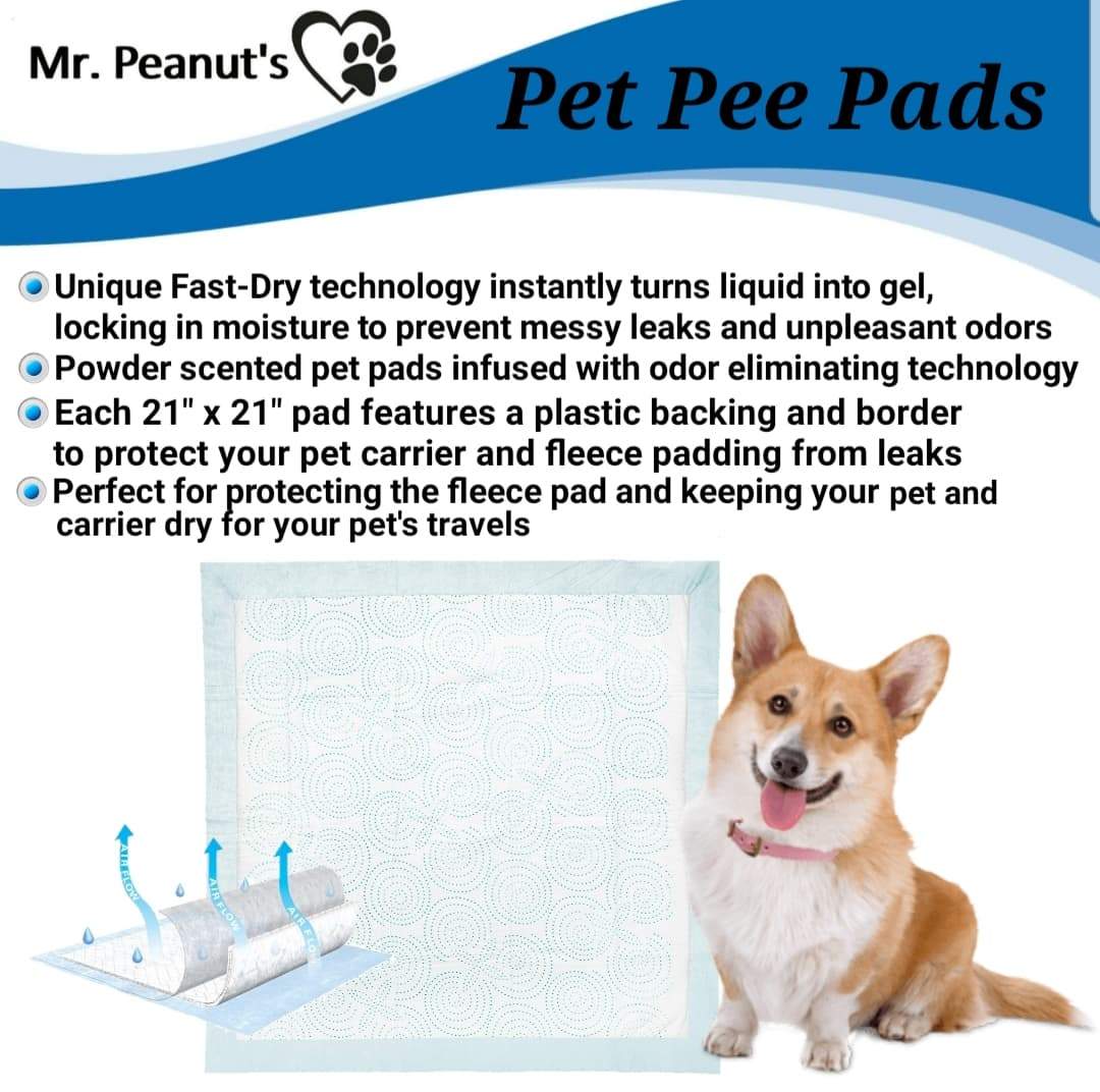 Mr. Peanut’s Premium Pee Pads 23"X23"