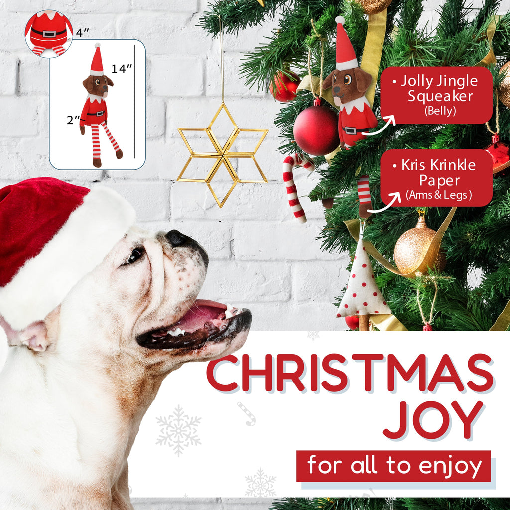 PUPROAR Pooch on a Perch | Elf Dog Toy