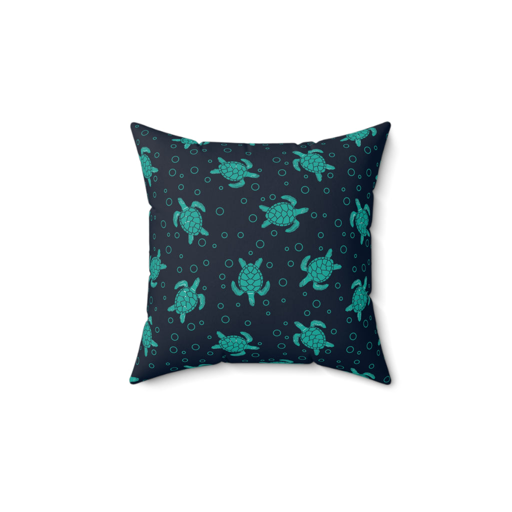 Sea Turtle Pattern Pillow | Throw Pillow