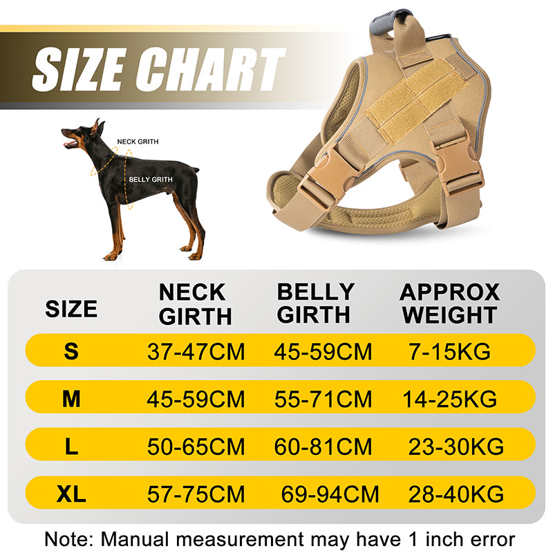 Tactical dog vest: for large dogs