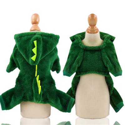 Green Dinosaur Dog Clothes