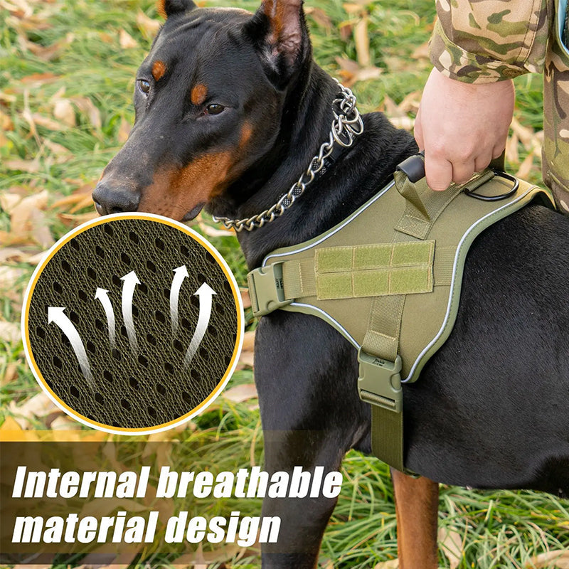 Tactical dog vest: for large dogs