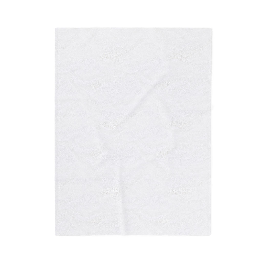 Paw Print Velveteen Plush Blanket