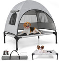 Elevated Outdoor Dog Bed, Cot and Camping Tent