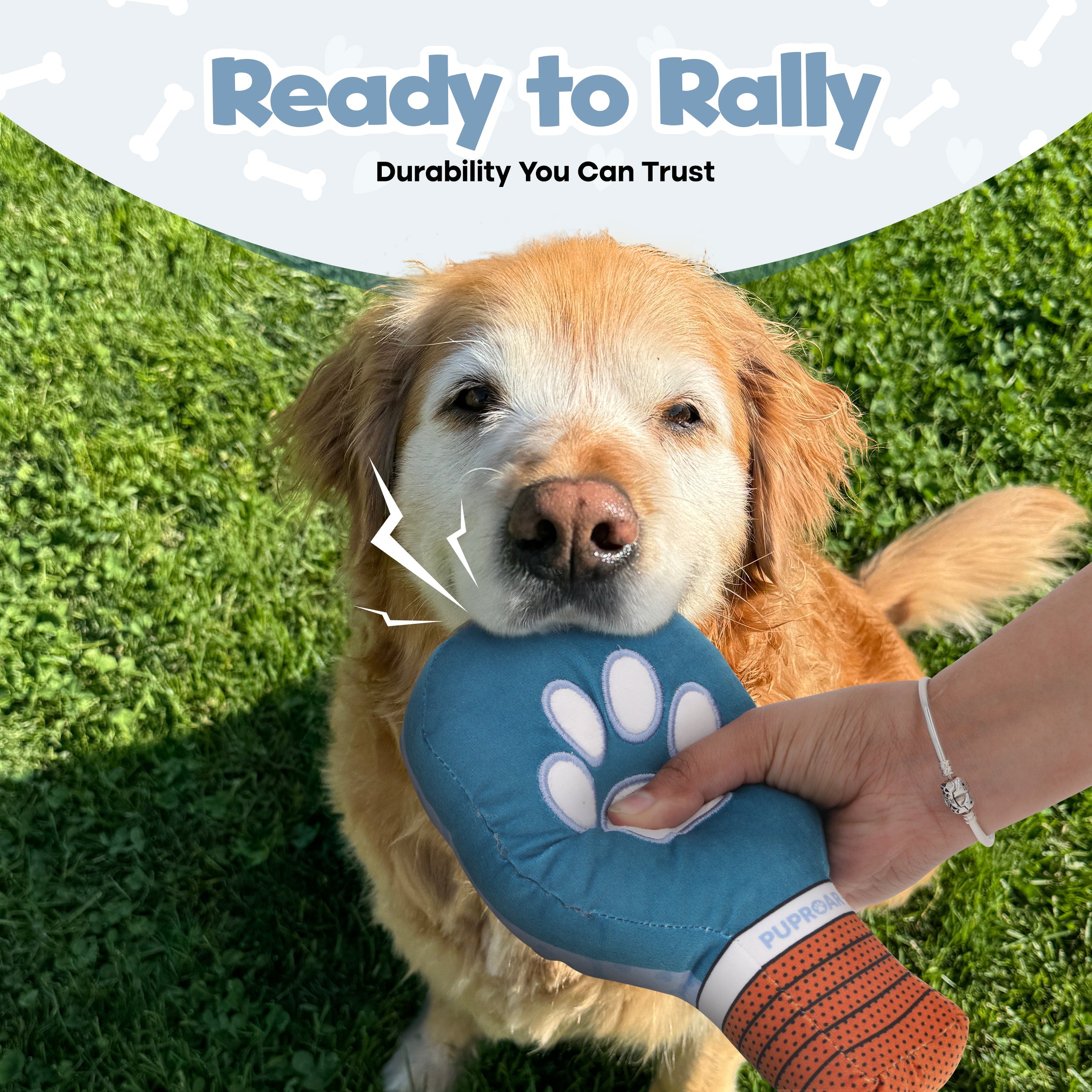 PUPROAR Pickleball Dog Toy