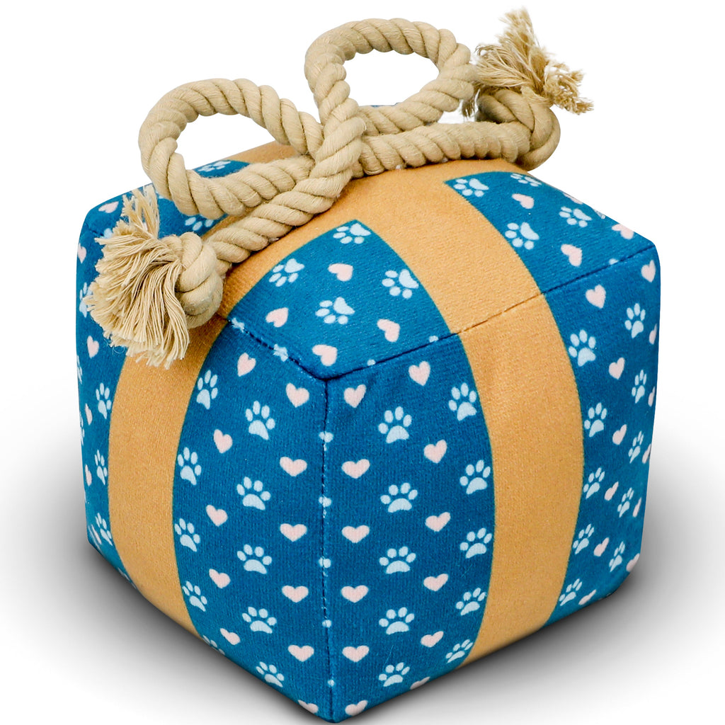 PUPROAR Gift Box Dog Toy