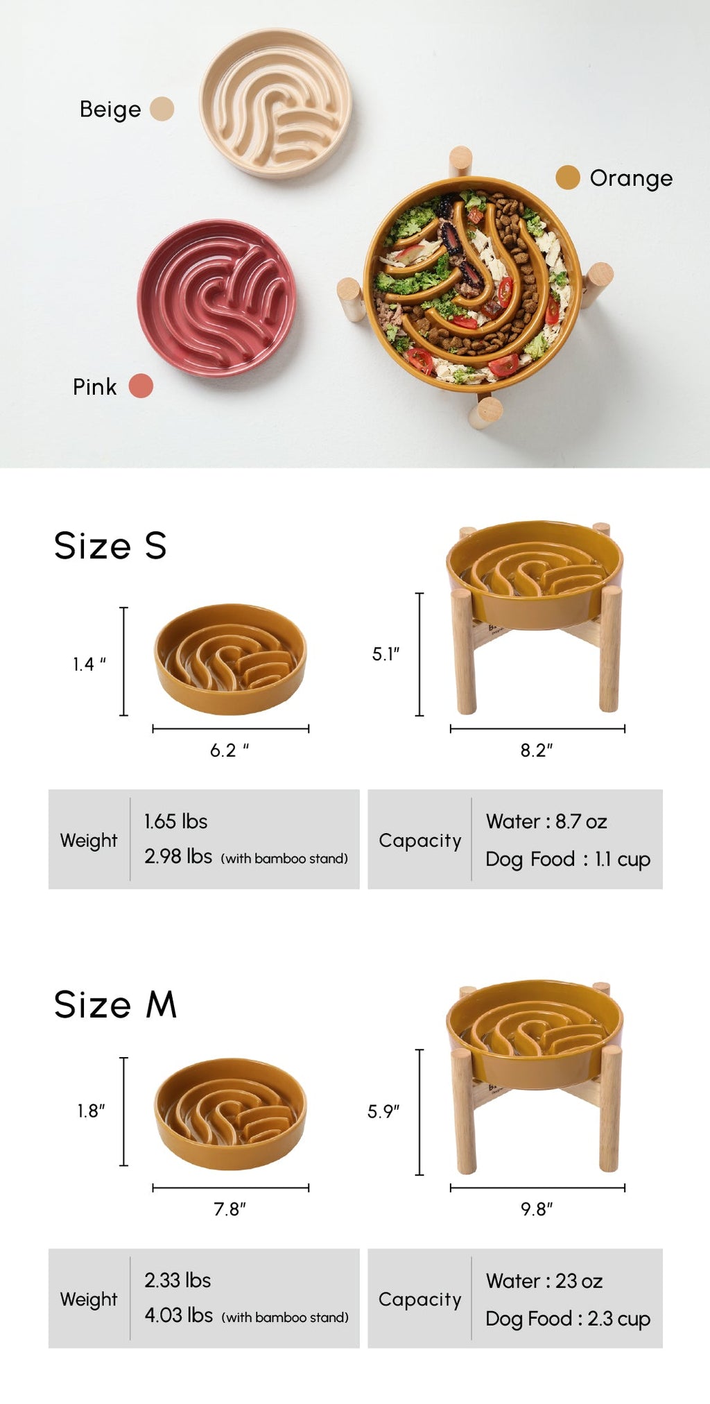 [Wave] Slow Feeder Dog Bowls