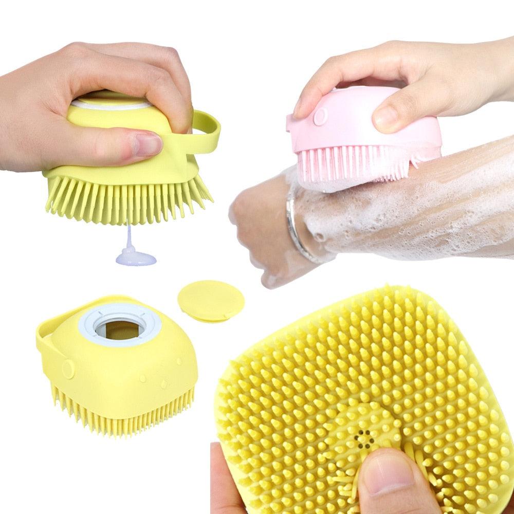 Dog Bath Brush 2-in-1 Shower Tool