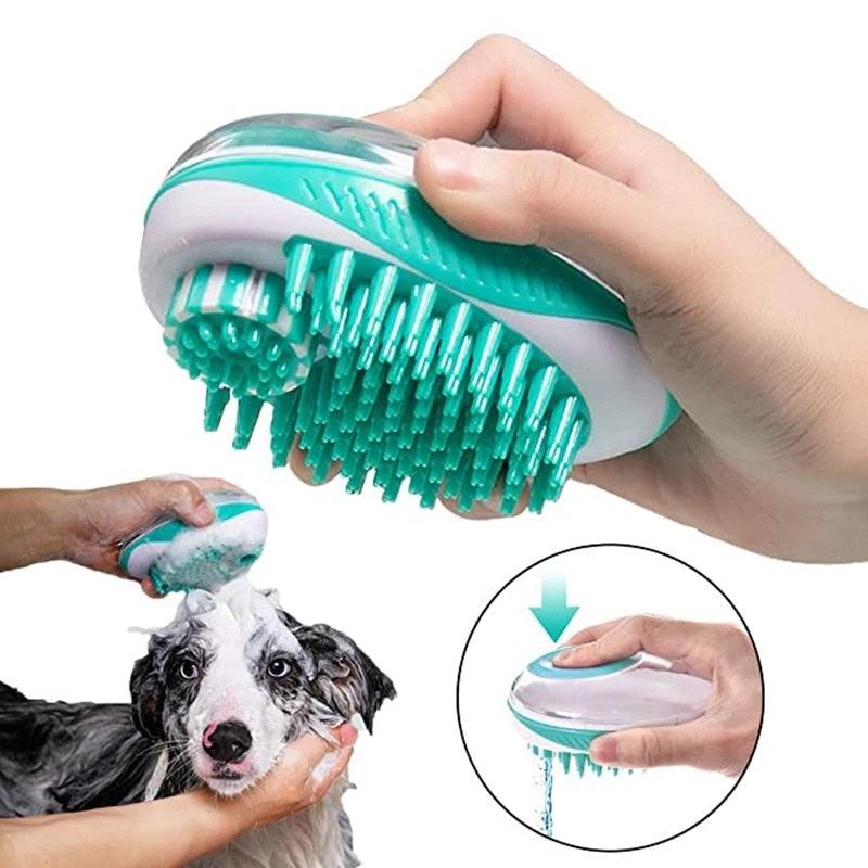 Dog Bath Brush 2-in-1 Shower Tool