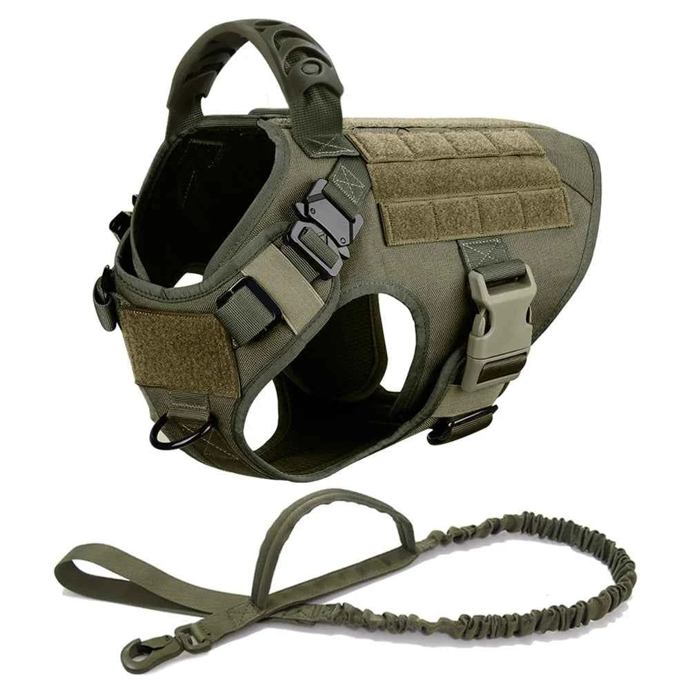 Heavy Duty No Pull Dog Harness and Leash Set