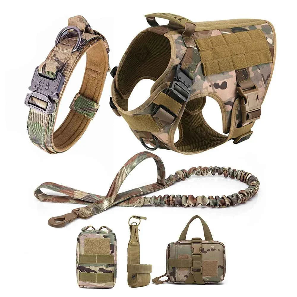 Heavy Duty No Pull Dog Harness and Leash Set
