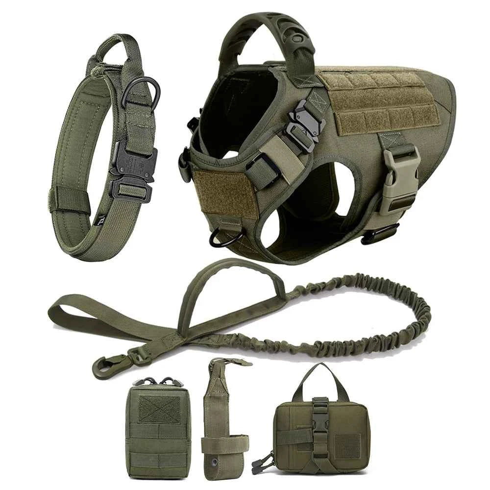 Heavy Duty No Pull Dog Harness and Leash Set
