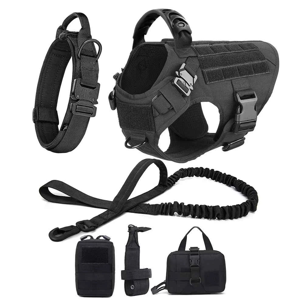 Heavy Duty No Pull Dog Harness and Leash Set