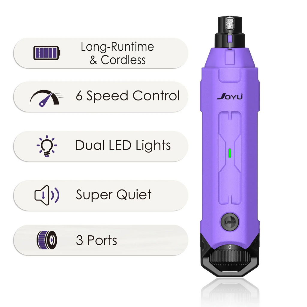 6-Speed Rechargeable Dog Nail Grinder
