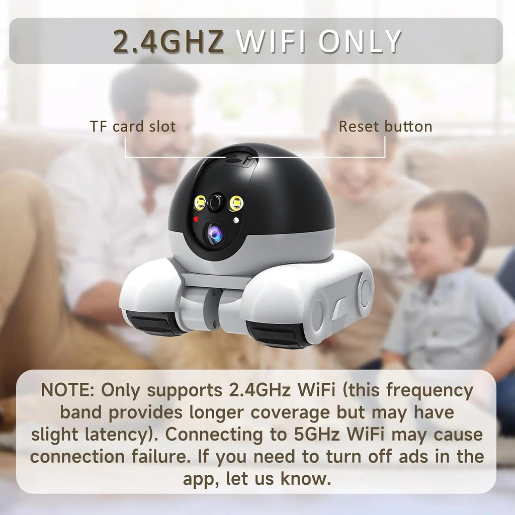 WiFi Robot 1080P Pet Camera with App for Dogs