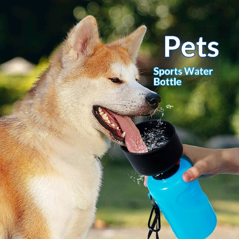 Portable Squeeze-style Dog Water Bowl