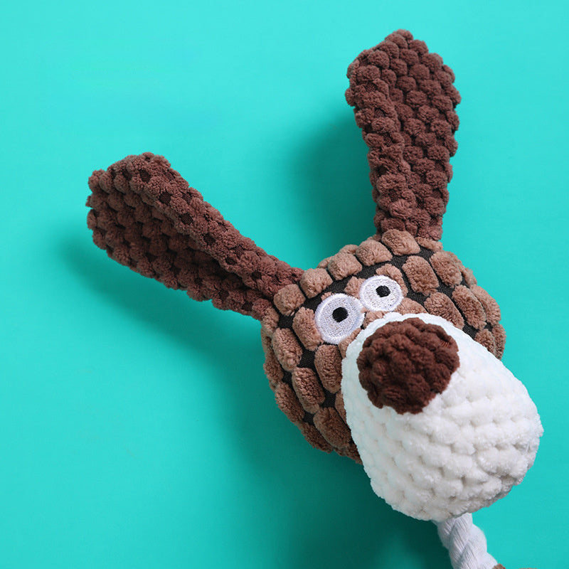 Plush Dog Toy Animal Shaped Dog Chew Toys