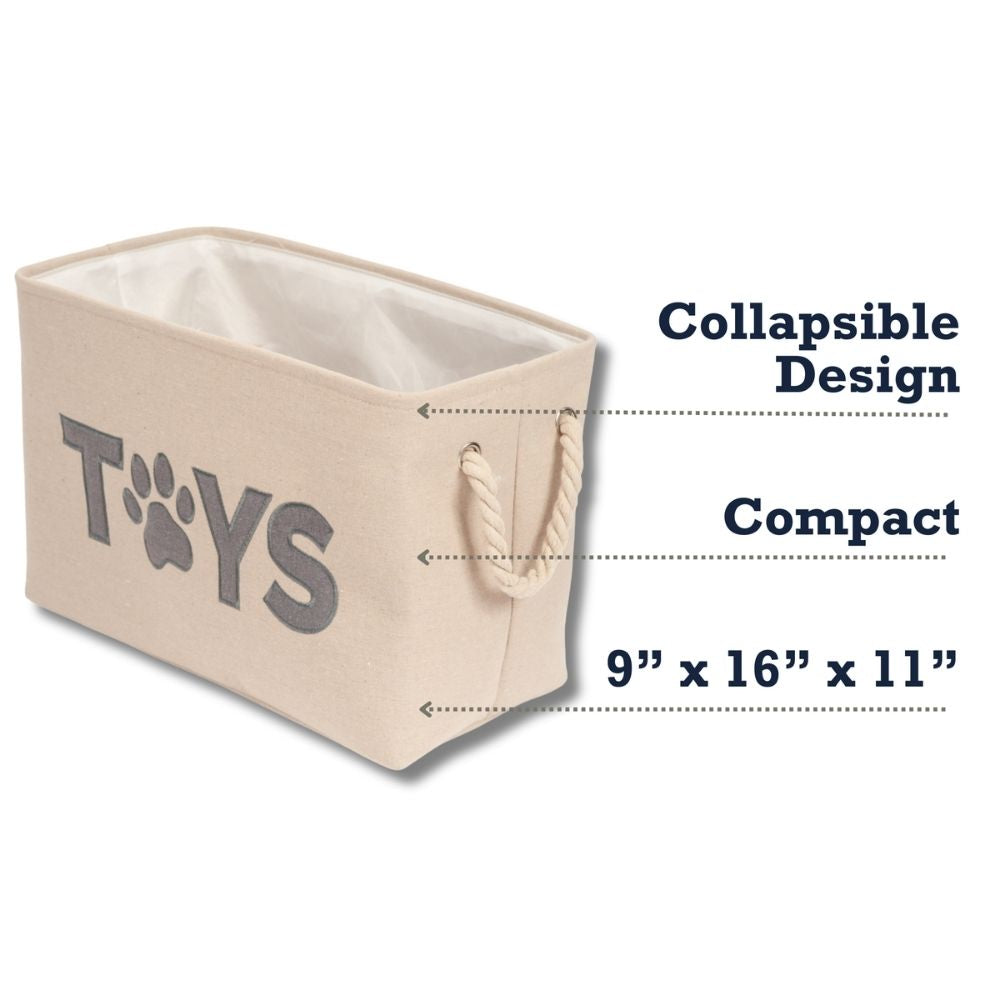 Country Living Dog Toy Storage Bin
