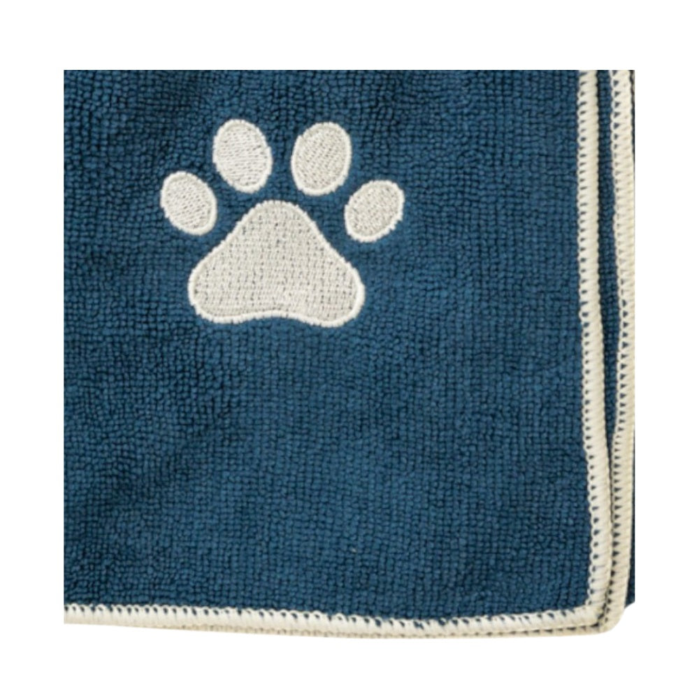 Country Living Marine Blue Dog Bath Towel
