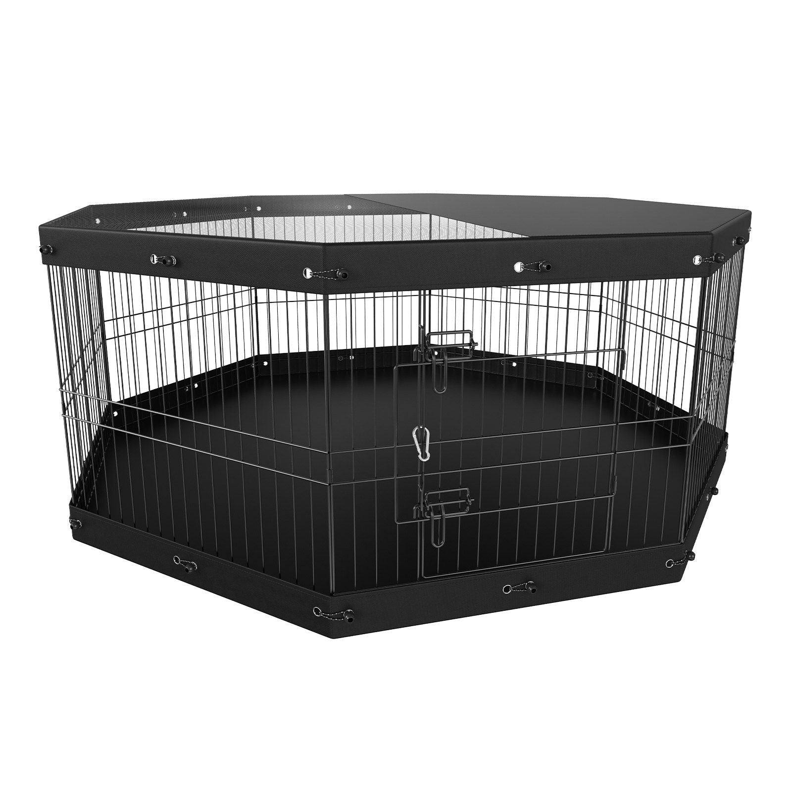 Dog Playpen, 8 Panels Metal Dog Exercise Pen