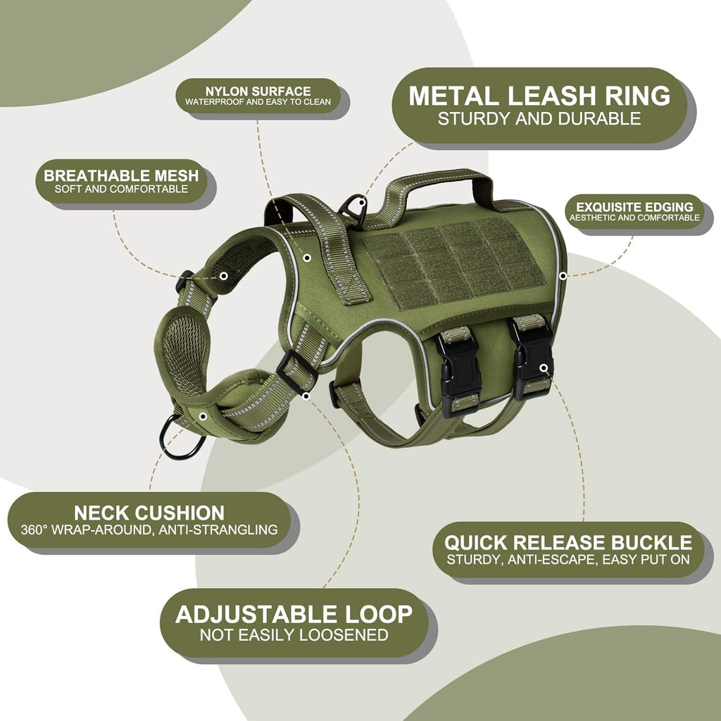 No Pull Tactical Dog Harness