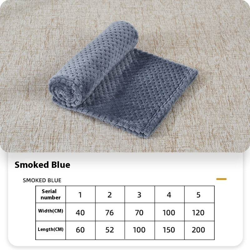 Summer Coral Fleece Blanket For Dogs