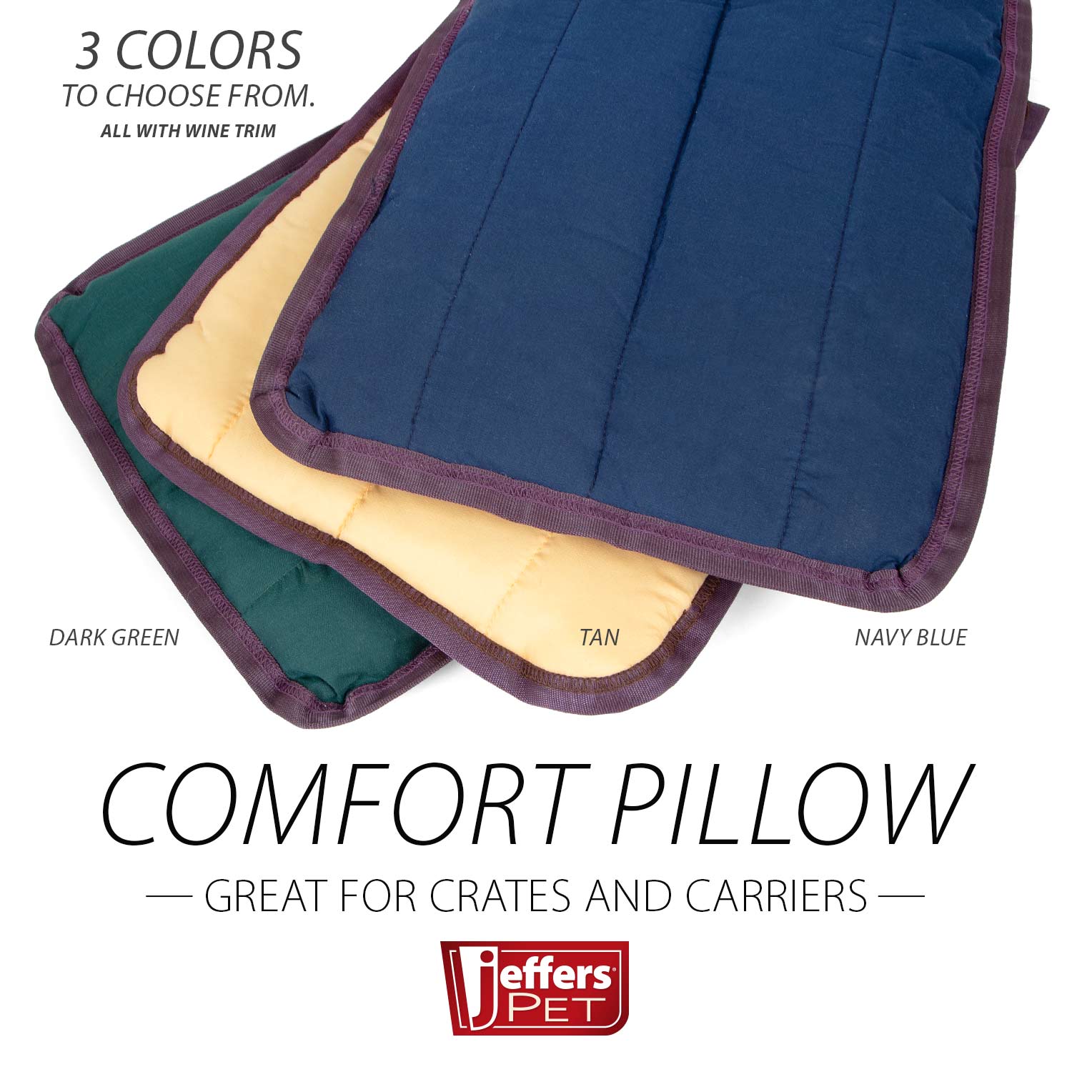 Jeffers Pet Washable Comfy Dog Pillow