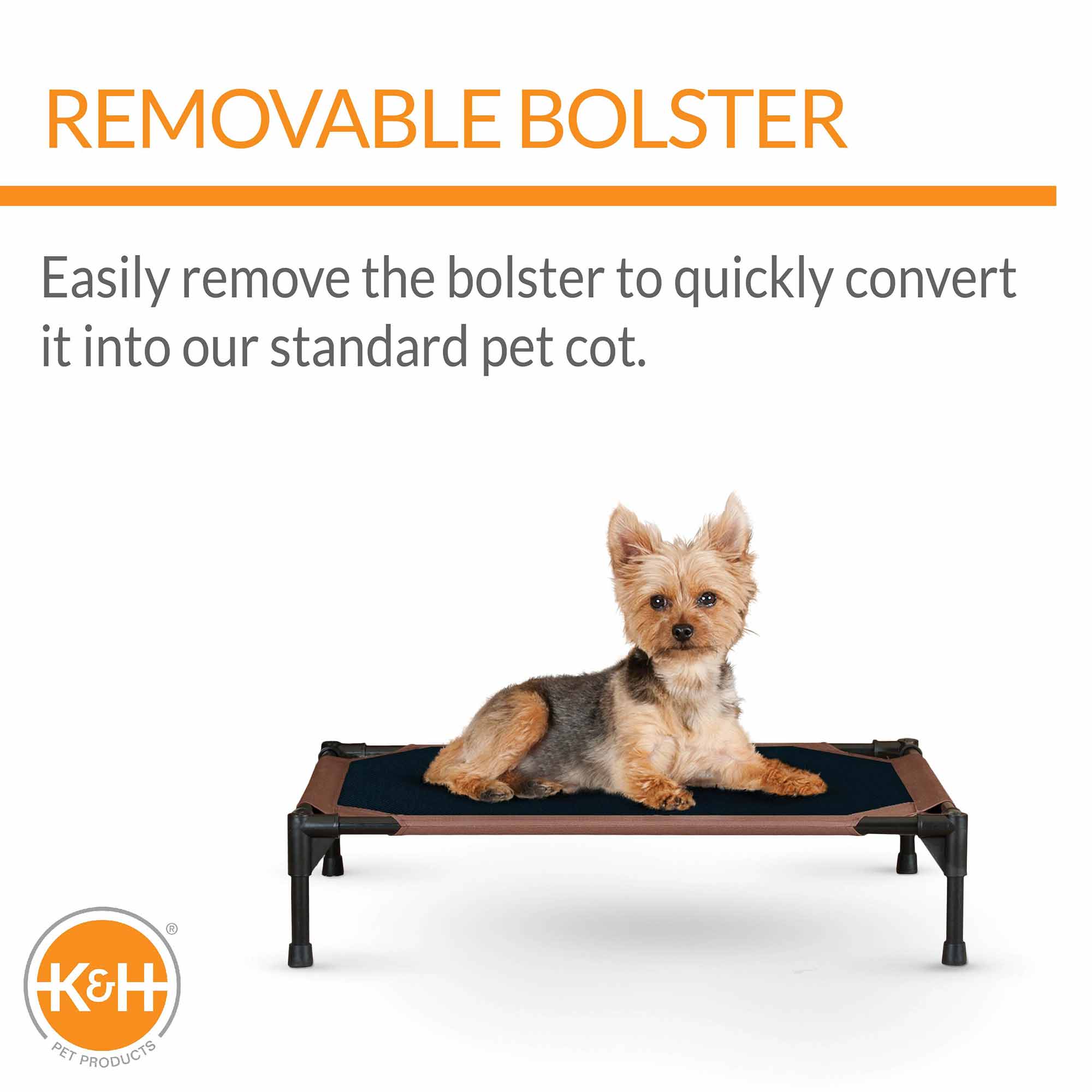 K&H Pet Products Original Bolster Pet Cot