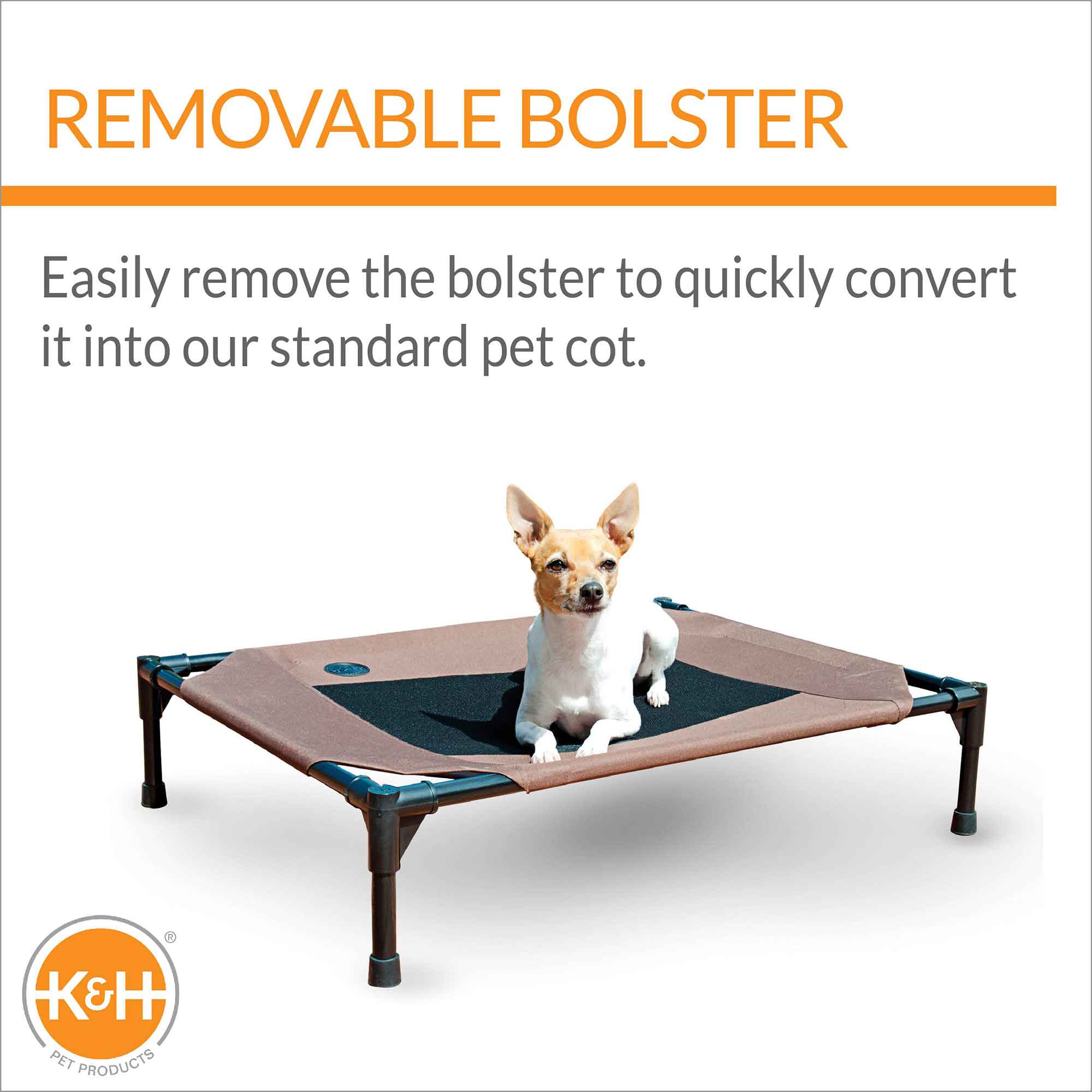 K&H Pet Products Original Bolster Pet Cot
