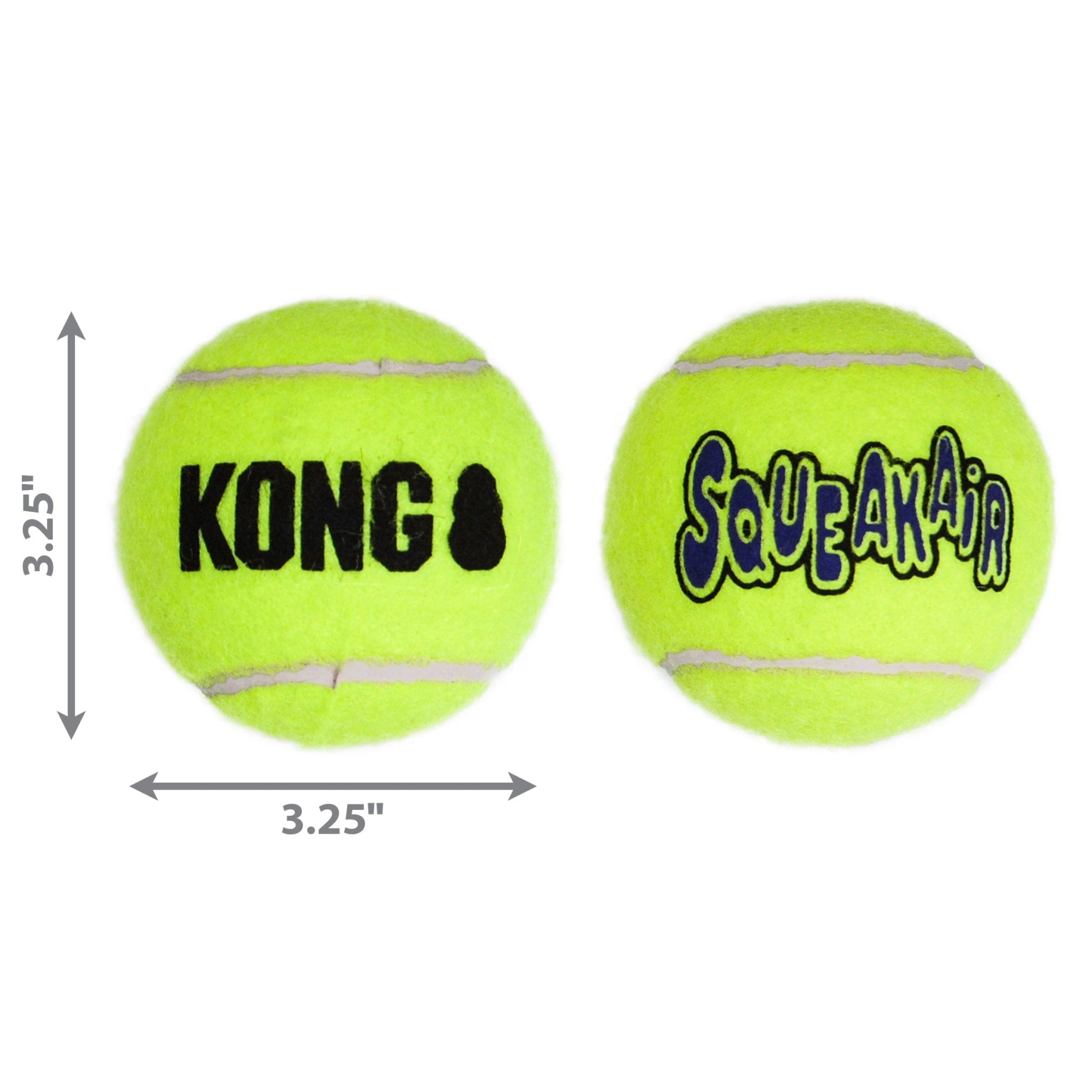 KONG SqueakAir® Ball – Squeaker Tennis Ball
