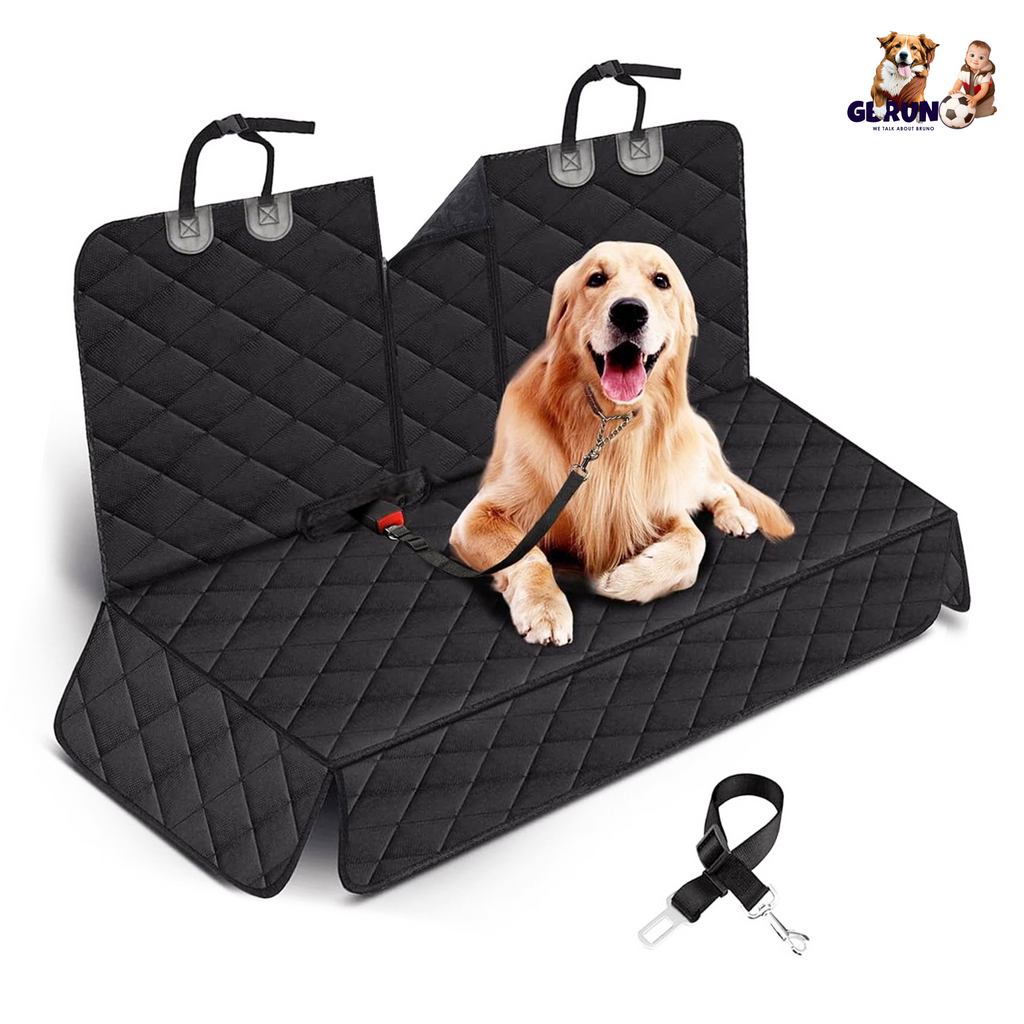 Dog Rear Car Seat Protector with Seat Belt