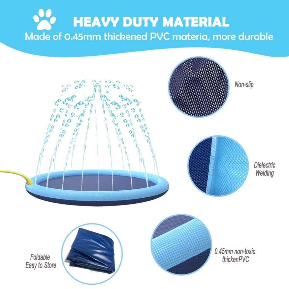 Splash Sprinkler Pad for Dogs Kid